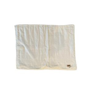 UGG Standard Pillowcase Quilted Cover Cream Zip Closure 26x20 Reversible Pad